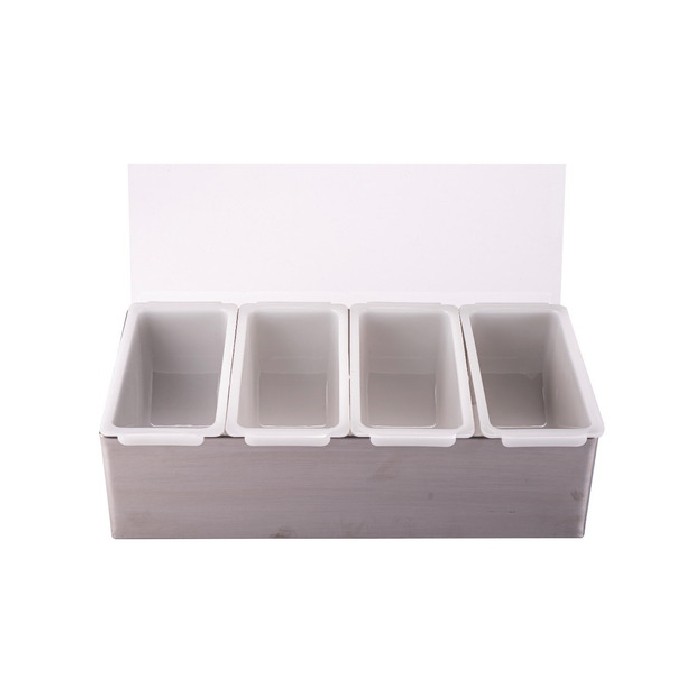 CAJA CONDIMENTOS M316 BAR 4 COMPART. MASC