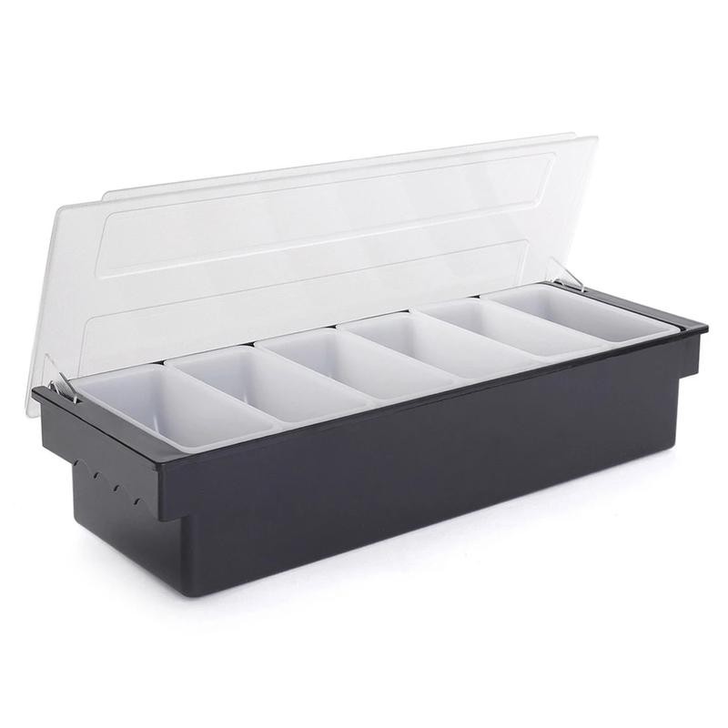 CAJA CONDIMENTOS M318 BAR 6 COMPART. MASC