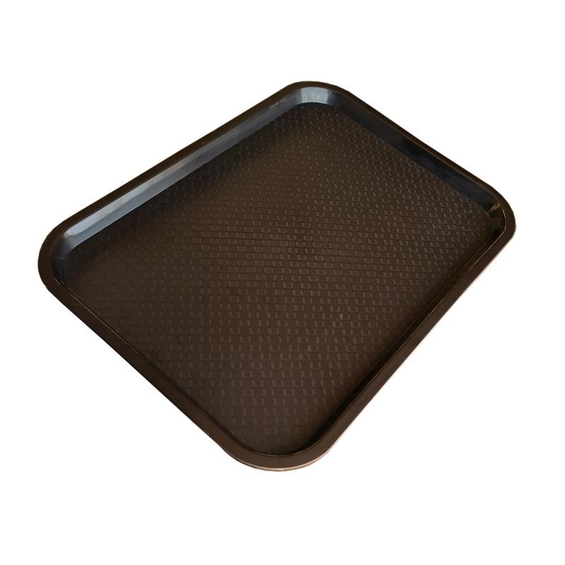 CHAROLA DE SERVICIO M053 PP 14X18" CAFÉ MASC