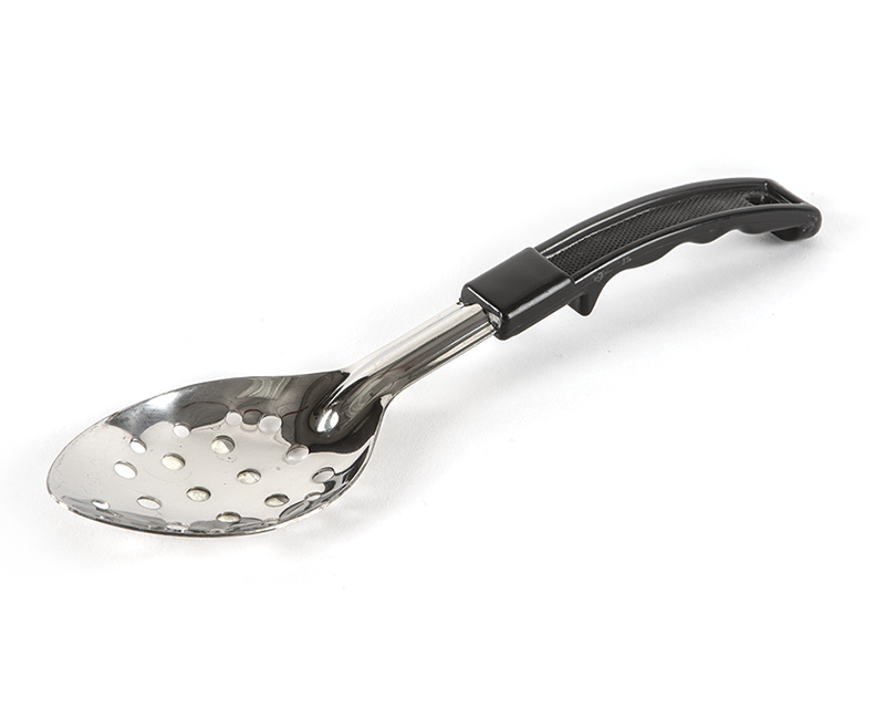 CUCHARA P/COCINAR M097 AI MANGO PLASTICO 11" PERF MASC