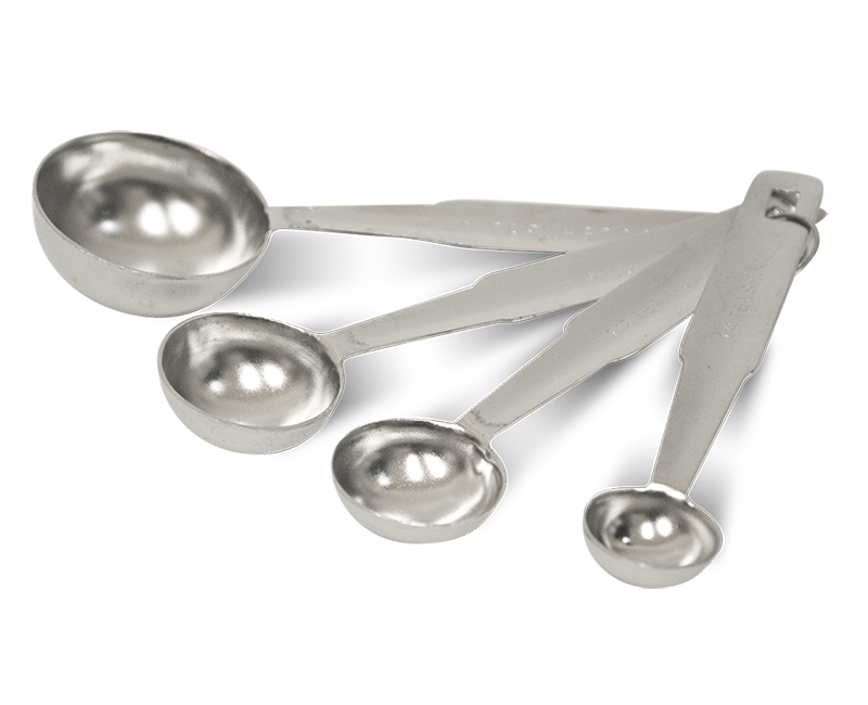 CUCHARAS MEDID. M116 4 PZAS PESADAS AI MASC