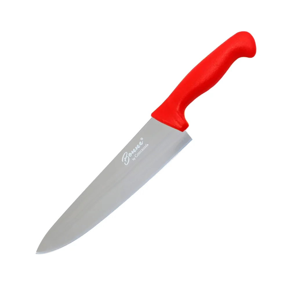 CUCHILLO CHEF M10R 10" ROJO MASC