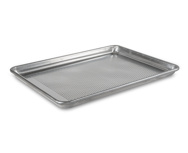 CHAROLA DE ALUMINIO 4565P PERFORADA PANADERA 45 cm X 65 cm