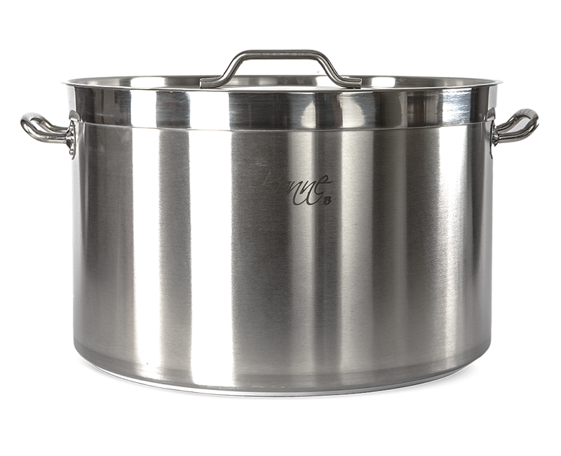 BUDINERA DE ACERO INOX MB20 20 LTS C/TAPA (17 X 41 CM)