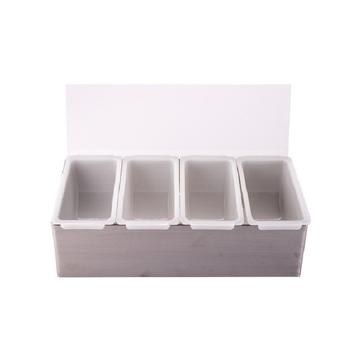 [MCCB4B] CAJA CONDIMENTOS M316 BAR 4 COMPART. MASC