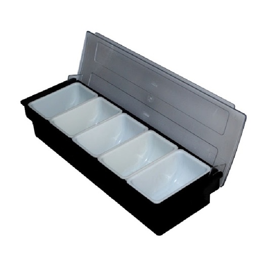 [MCCB5B] CAJA CONDIMENTOS M317 BAR 5 COMPART. MASC