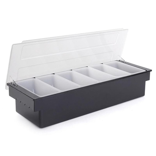 [MCCB6B] CAJA CONDIMENTOS M318 BAR 6 COMPART. MASC