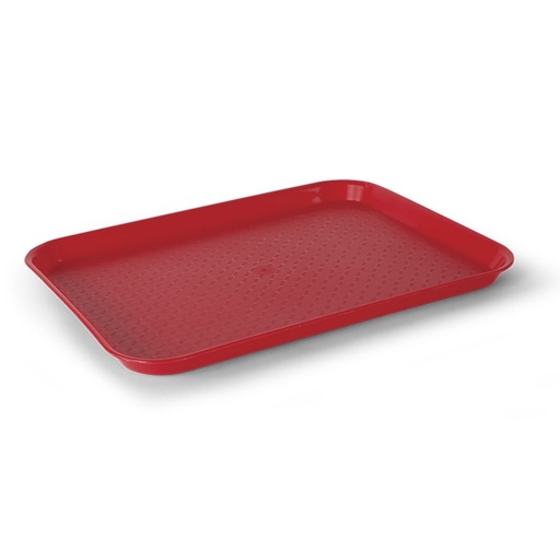 [MCCH1216R] CHAROLA DE SERVICIO M051 PP 12X16" ROJA MASC